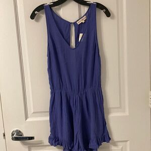 NWT Altar’d State Purple V Neck, Sleeveless Romper. Size small.